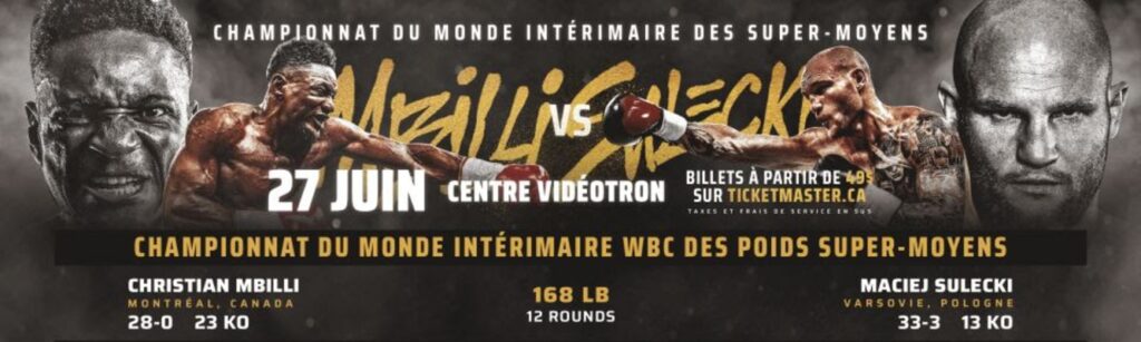 Christian Mbilli Declares “Big War” Against Maciej Sulecki for WBC Interim Title in Anticipated Quebec City Main Event This Friday
