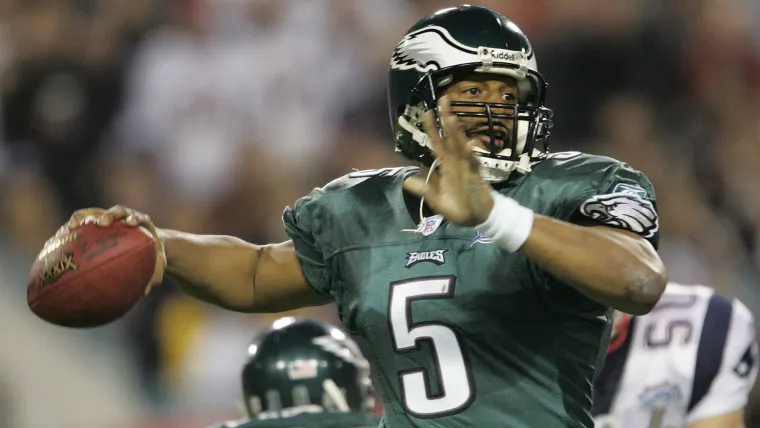 Donovan McNabb took the Philadelphia Eagles to Super Bowl XXXIX McNabb cropped