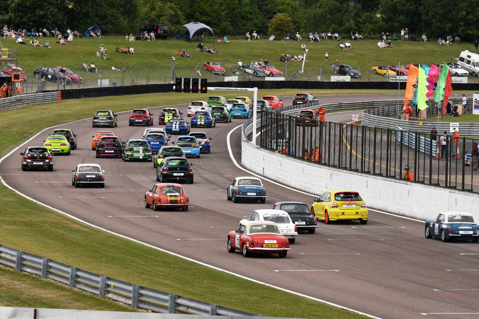 Huge grid was assembled for the MG Owners' Club Championship