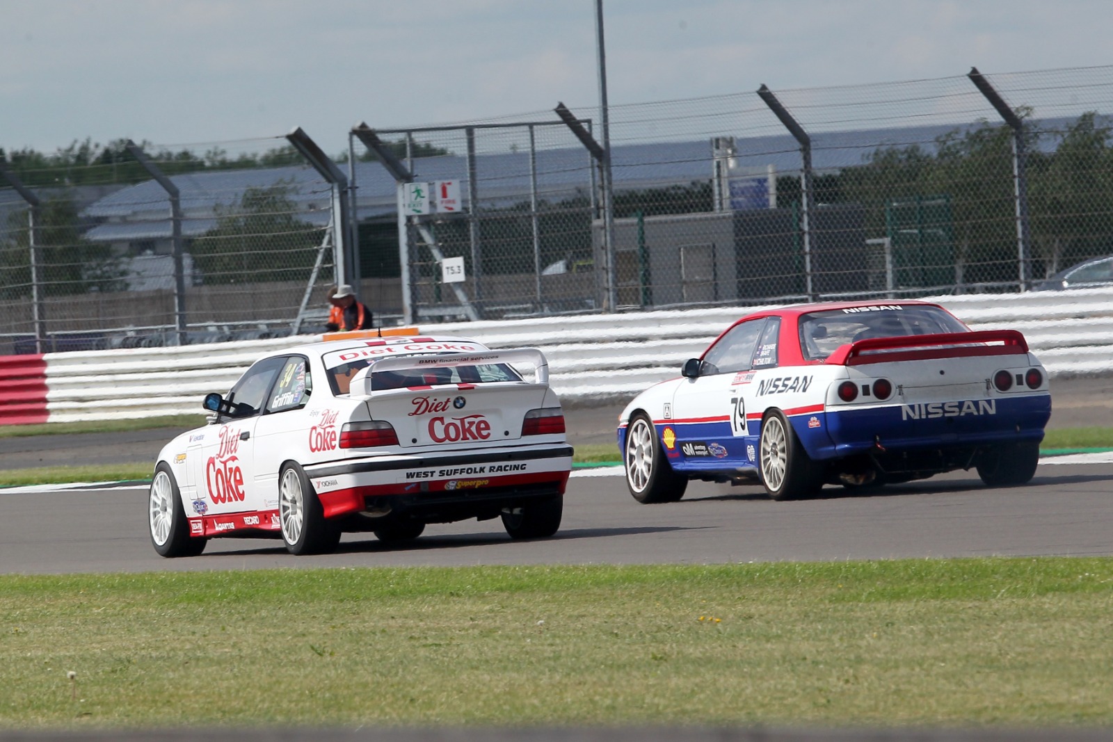 Griffin (l) won in Modern Classics while Chilton (r) hit trouble in Future Classics