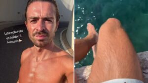 Jack Grealish looks shredded as Man City star goes on topless run after being snubbed from Club World Cup squad