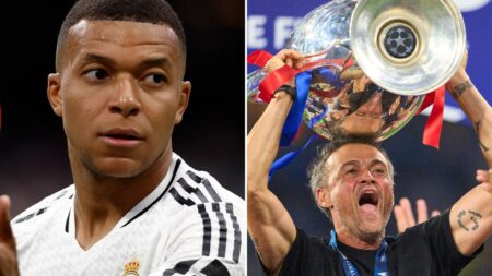 Kylian Mbappe reacts to PSG Champions League triumph with 16-word post as Luis Enrique fires unsubtle dig