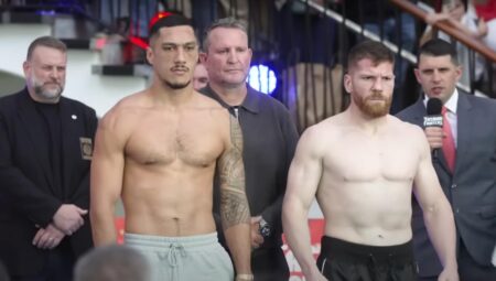 Jai Opetaia 199.4 vs. Claudio Squeo 191.2 – Weigh-in Results on DAZN