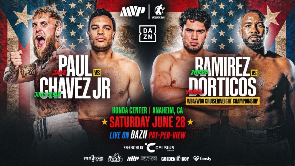 Paul vs. Chavez Jr. and Ramirez vs. Dorticos Lead DAZN PPV Event This Saturday