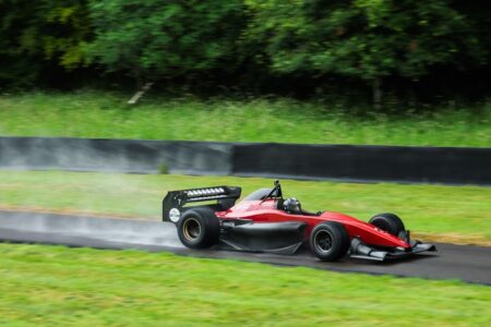 Hall and Gould share British Hillclimb glory at a wet Doune