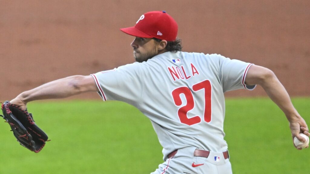 Phillies RHP Aaron Nola sidelined 2 more weeks with rib injury