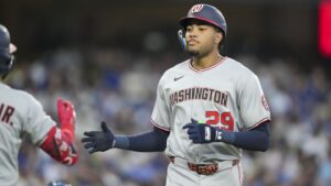 James Wood becomes first since Barry Bonds to be intentionally walked 4 times in a game