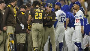 Dodgers, Padres take NL West rivalry to boiling point