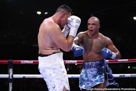 Hearn Blasts Wardley-Huni Referee: “He Didn’t Even Let Him Get to 10”