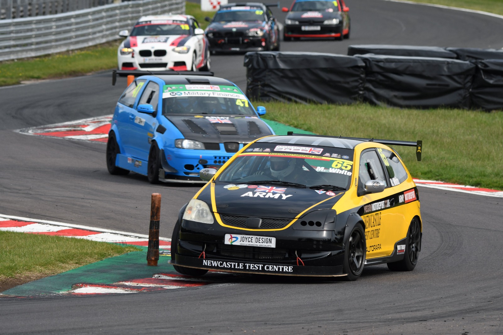 White bagged two Armed Forces Race Challenge wins, although all eyes were skyward...