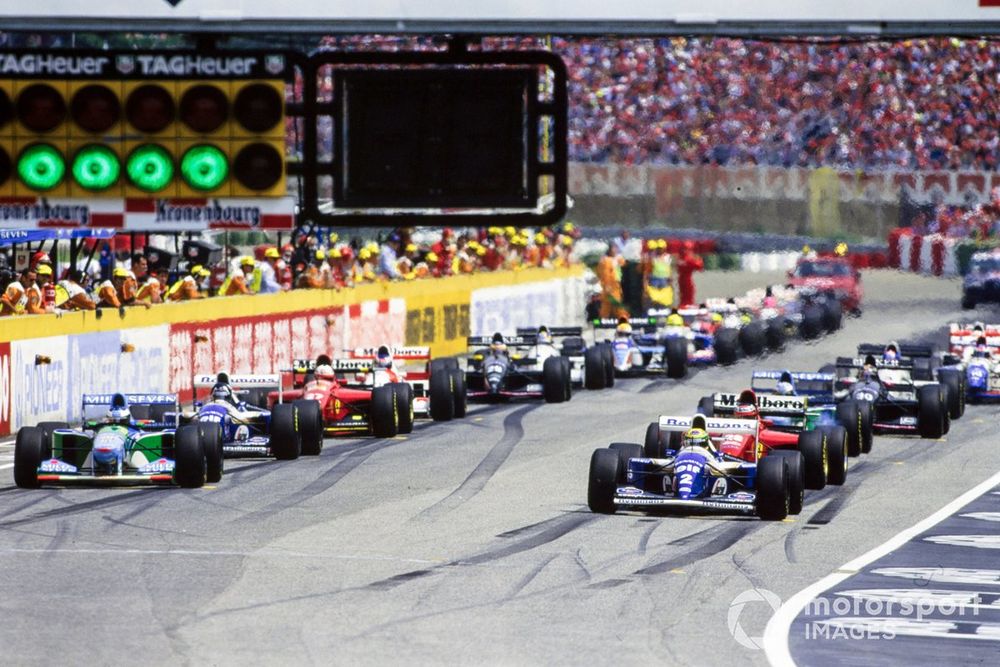 A key priority before the race for Williams was to observe Schumacher's start amid concerns Benetton was using illegal driver aids