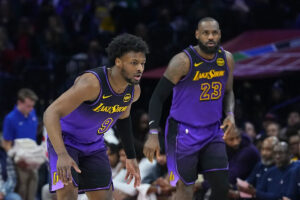 Not even Bronny James knows LeBron’s future amid Lakers speculation: ‘He just tells me to not worry about it’