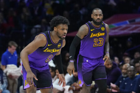 Not even Bronny James knows LeBron’s future amid Lakers speculation: ‘He just tells me to not worry about it’