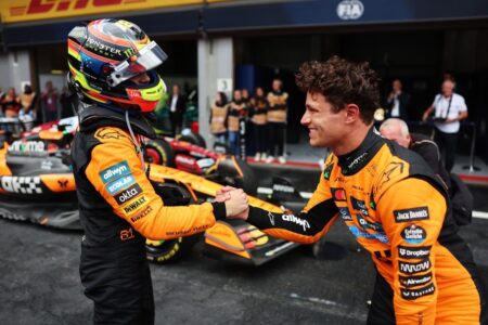 Norris concedes Piastri “deserved” F1 Belgian GP win despite strategy gamble
