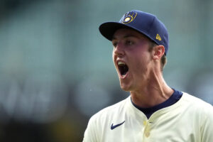 Jacob Misiorowski strikes out 12 Dodgers, outduels Clayton Kershaw despite leadoff HR from Shohei Ohtani in Brewers win