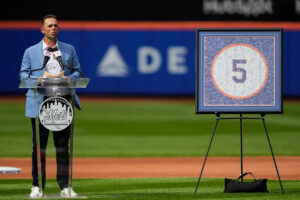 Mets retire David Wright’s No. 5, add him to team’s Hall of Fame: ‘I promise you I gave it everything I had’