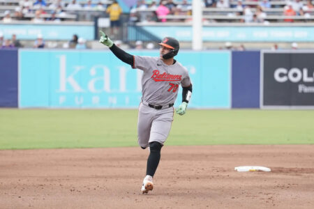 Orioles’ Alex Jackson goes ‘Happy Gilmore’ with 401-foot solo shot in 18-0 blowout of Rockies
