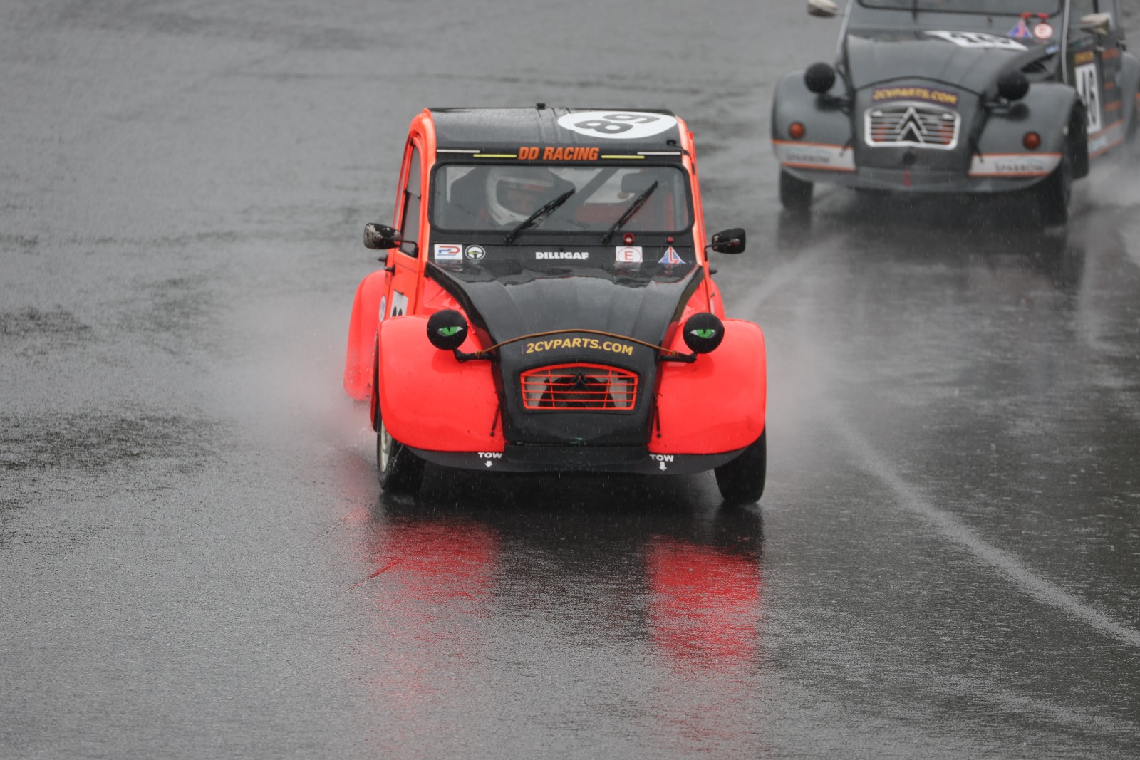 Tovey and Crispin shared 2CV spoils in Kent