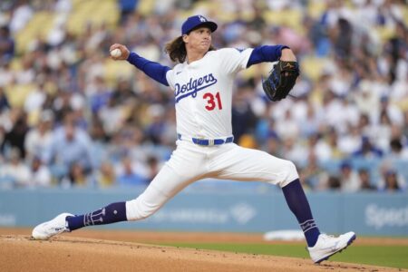 Dodgers are shut out by Brewers, but Tyler Glasnow shows signs of growth