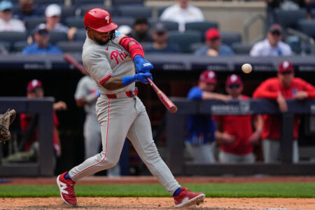 Phillies continue to hammer Yankees, Edmundo Sosa says he’s fine after pop-up collision with Brandon Marsh