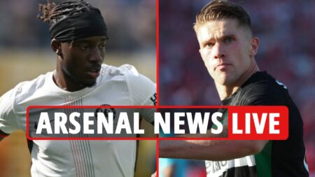 Arsenal transfer news LIVE: Gyokeres ‘UPDATE as Sporting set £69m price’, Madueke medical, Gunners ‘eye Eze’