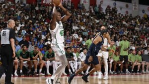 Charles Bassey impresses in Celtics Summer League debut – NBC Sports Boston