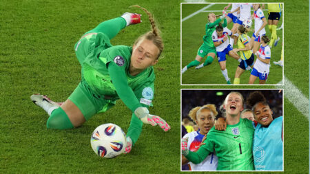 Goalkeeper Hannah Hampton defied odds to become Lionesses hero with eye condition that means she struggles to catch ball