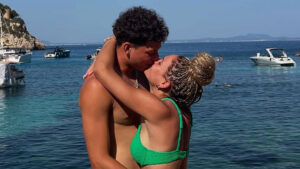 Ben Shelton gets over Wimbledon heartache as US tennis star packs on PDA with Trinity Rodman on vacation