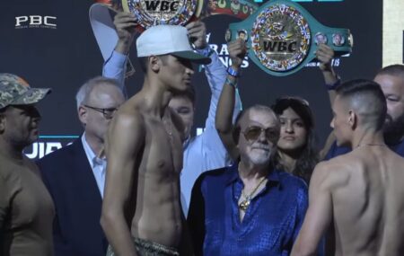 Pacquiao 146.8 vs. Barrios 146.2 and Fundora 152.6 vs. Tszyu 153.2 – Official Weigh-in Results for Saturday