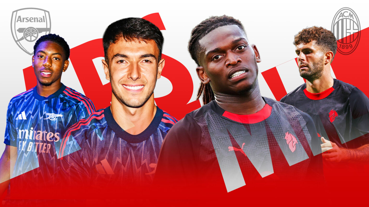 Arsenal vs AC Milan LIVE SCORE: Zubimendi set to make Gunners debut in opening pre-season clash against Italian giants