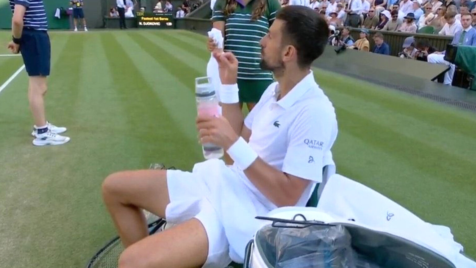 ‘Don’t say a single word’ – Novak Djokovic snaps live on BBC during Wimbledon defeat to Jannik Sinner