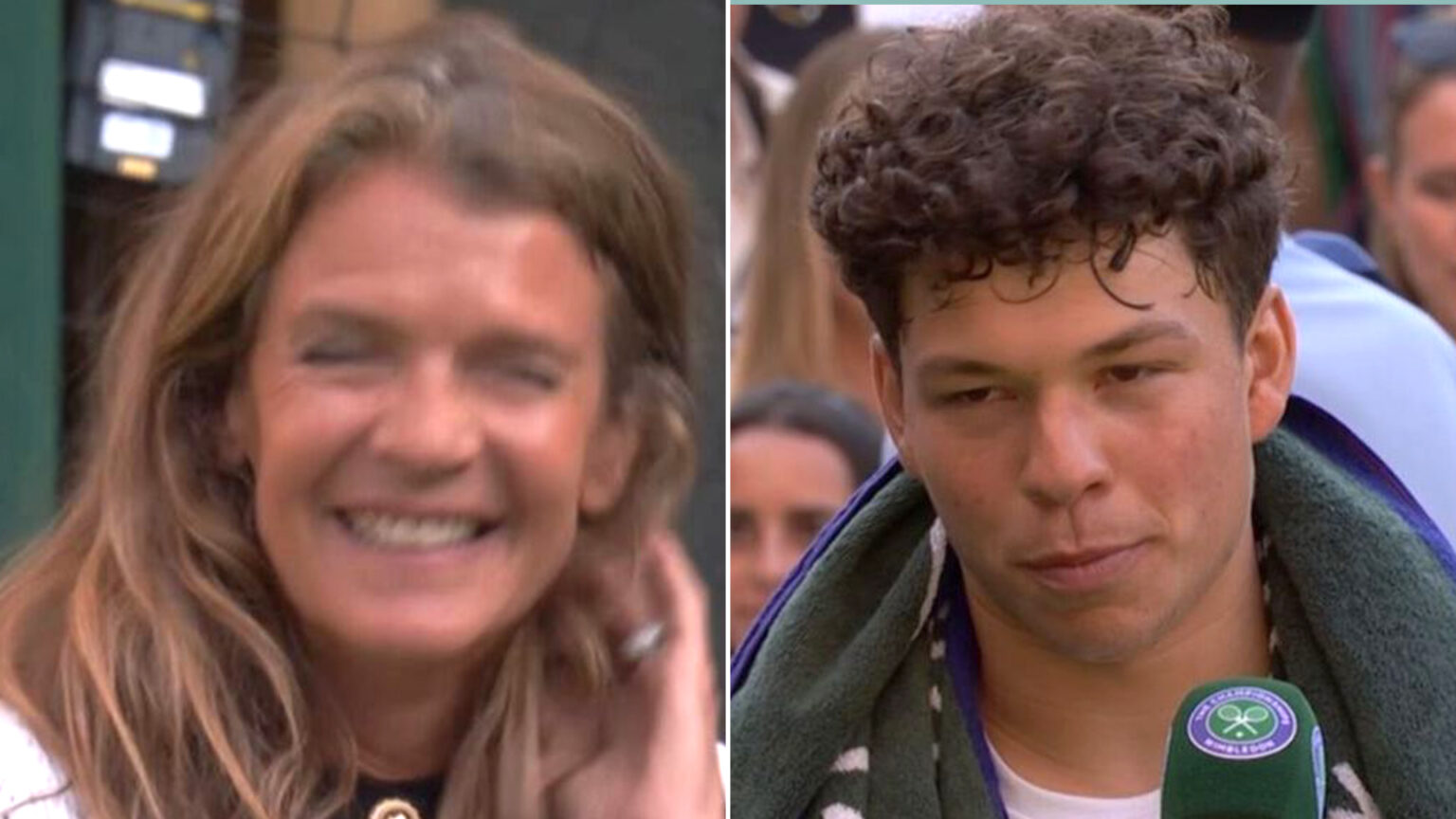 BBC pundit left red-faced as Wimbledon star Ben Shelton corrects her embarrassing blunder live on TV
