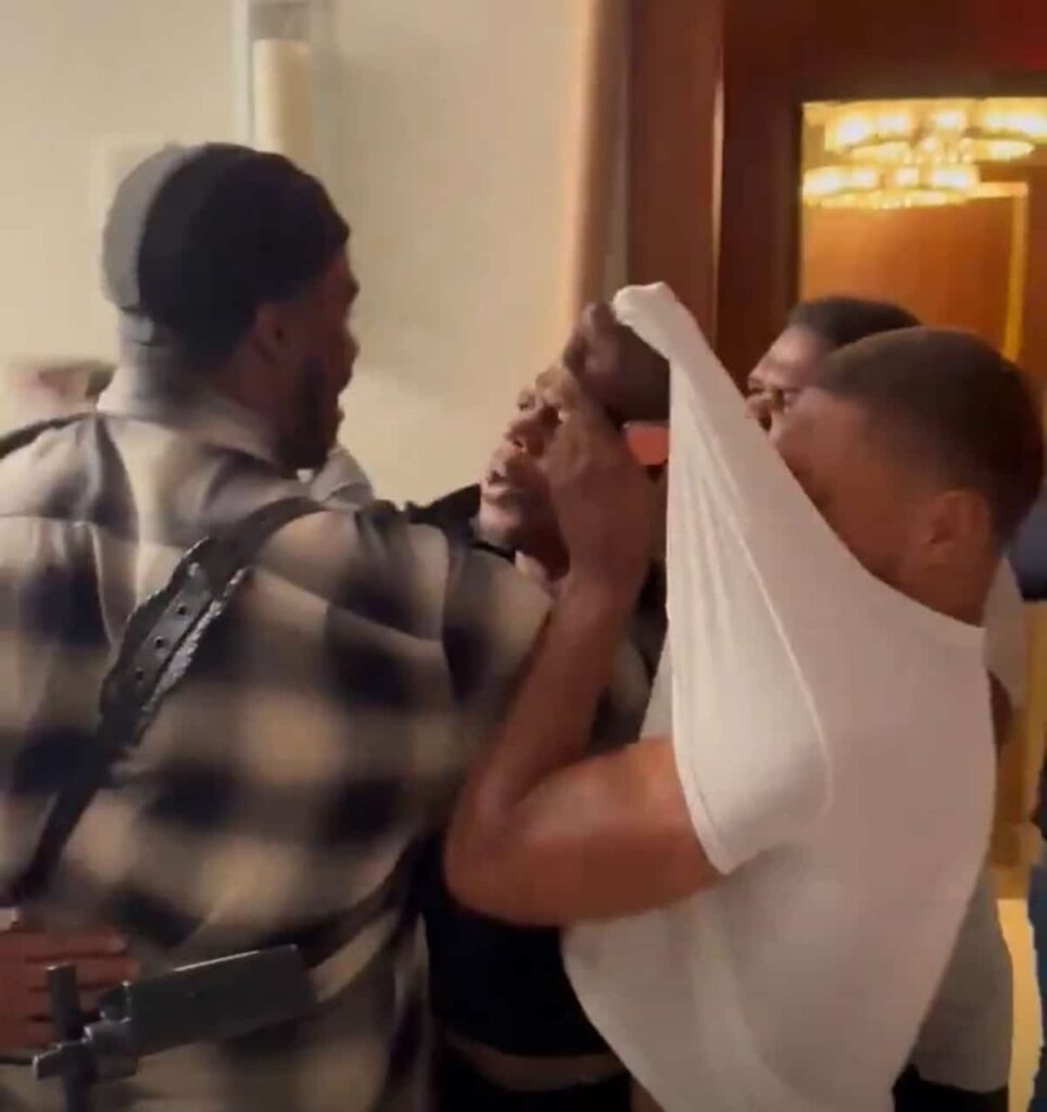 Devin Haney vs. Brian Norman Jr. Scuffle: Bodyguard Rips Shirt in NYC
