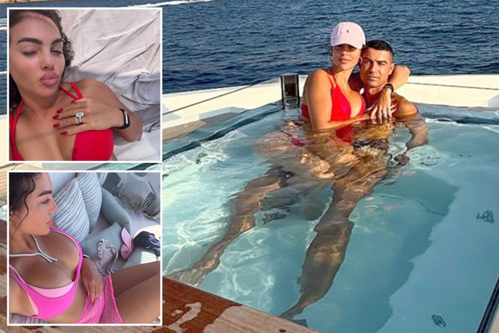 Georgina Rodriguez stuns in bikini and diamonds as she gives fans glimpse into yacht holiday with Cristiano Ronaldo