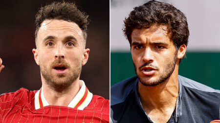 Wimbledon star given special permission to wear black armband so he can pay tribute to Diogo Jota