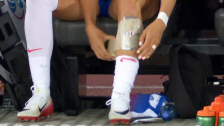 Chloe Kelly’s romantic gesture to husband Scott spotted by BBC cameras during England vs Sweden at Euro 2025