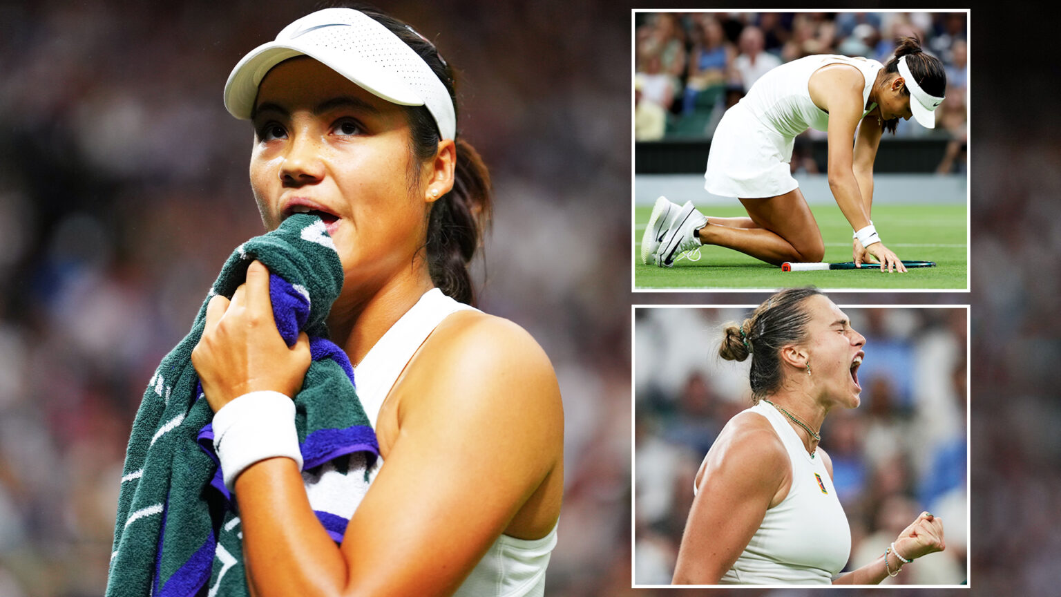 Emma Raducanu OUT of Wimbledon but puts up brave fight against world No1 Aryna Sabalenka in Centre Court thriller