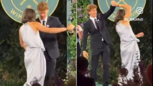 Sinner and Swiatek awkwardly dance at Wimbledon Champions’ Ball but VIPs ‘drunk enough’ not to judge
