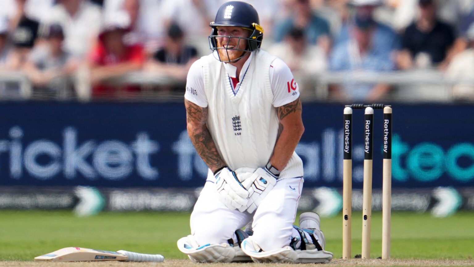 Sky Sports forced to apologise after Ben Stokes is smacked in privates with ball leaving fans wincing