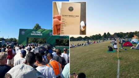 I queued overnight at Wimbledon and saw someone trying to cheat the system – it backfired terribly