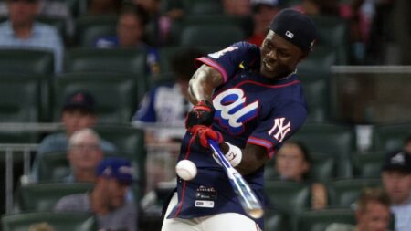 Yankees' Jazz Chisholm Jr. jokes about 'trying to keep' his swing during 2025 Home Run Derby
