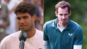 Carlos Alcaraz makes it through to Wimbledon second week then throws down huge challenge to Sir Andy Murray