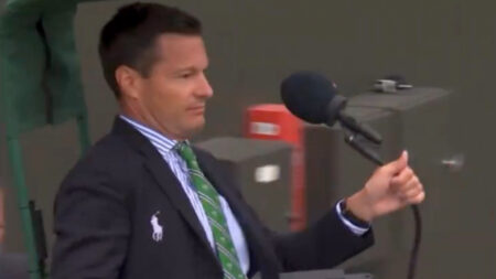 ‘Favourite part of Wimbledon,’ say fans as umpire is wheeled away ‘like piece of furniture’ when rain hits
