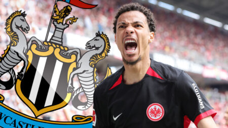 Newcastle submit club record £69.5million bid for Frankfurt star Hugo Ekitike to play alongside Alexander Isak