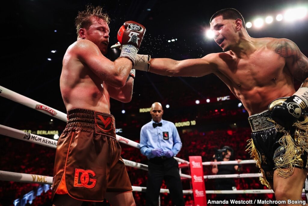 Edgar Berlanga’s Strategy to Defeat Canelo Alvarez in a Rematch: Defense, Volume, and Inside Fighting