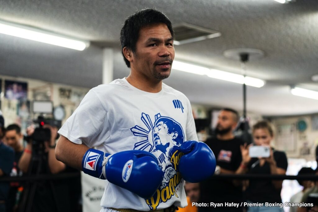 Pacquiao’s Comeback: Seeking Fountain of Youth and Gervonta Davis After Crucial Mario Barrios Title Fight
