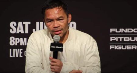 Pacquiao Believes He Deserved “8-4” Unanimous Decision Against Mario Barrios, Expresses Surprise at Draw