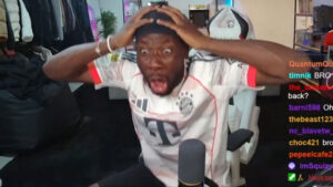 ‘Please, no… no way’ – Alphonso Davies watches in horror as Bayern team-mate Jamal Musiala suffers sickening injury