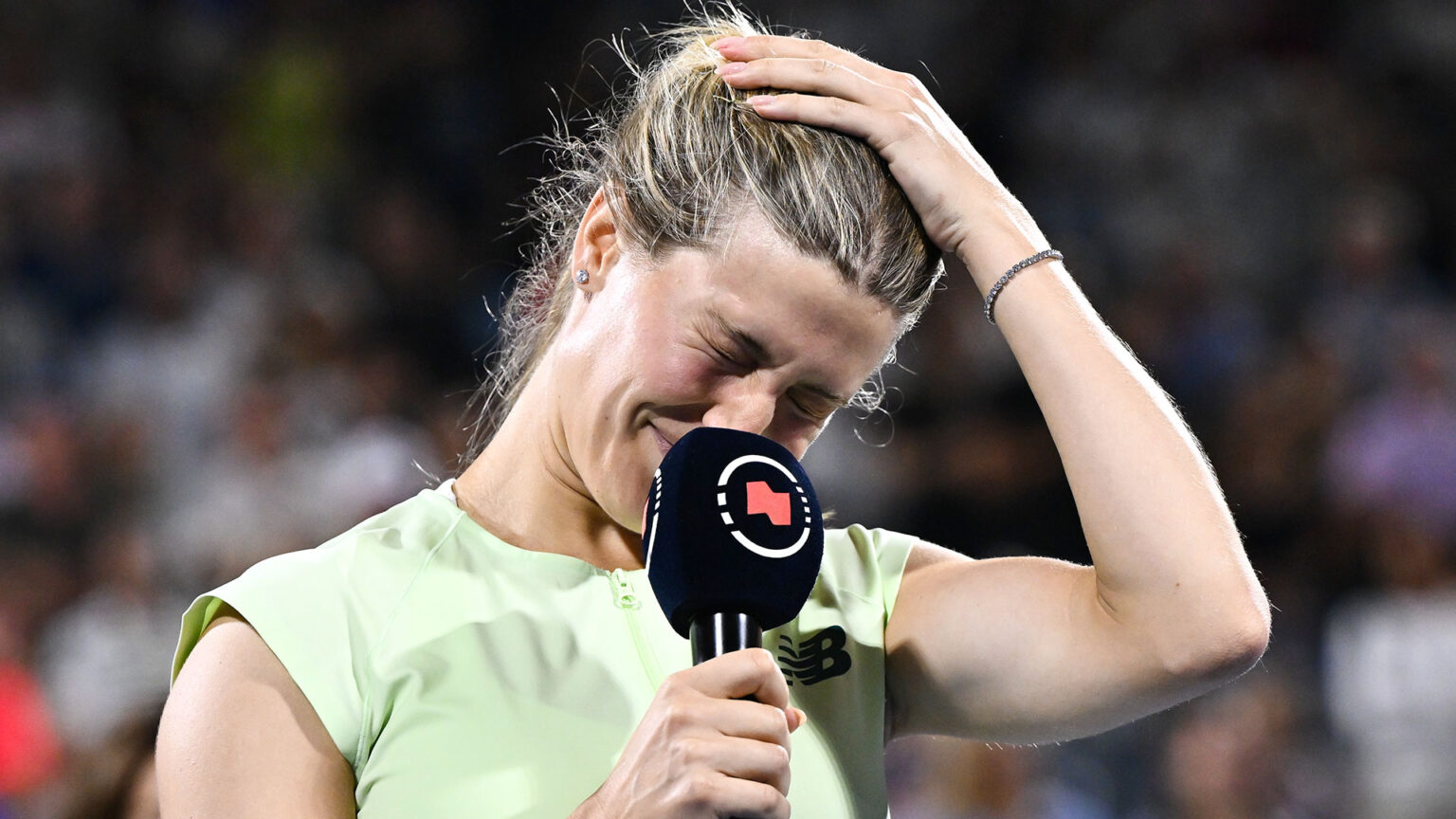 Eugenie Bouchard breaks down in tears as former Wimbledon runner-up officially retires after losing final match