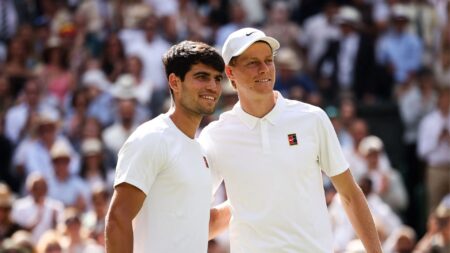 Why are there no line judges at Wimbledon final and what is electronic line calling?